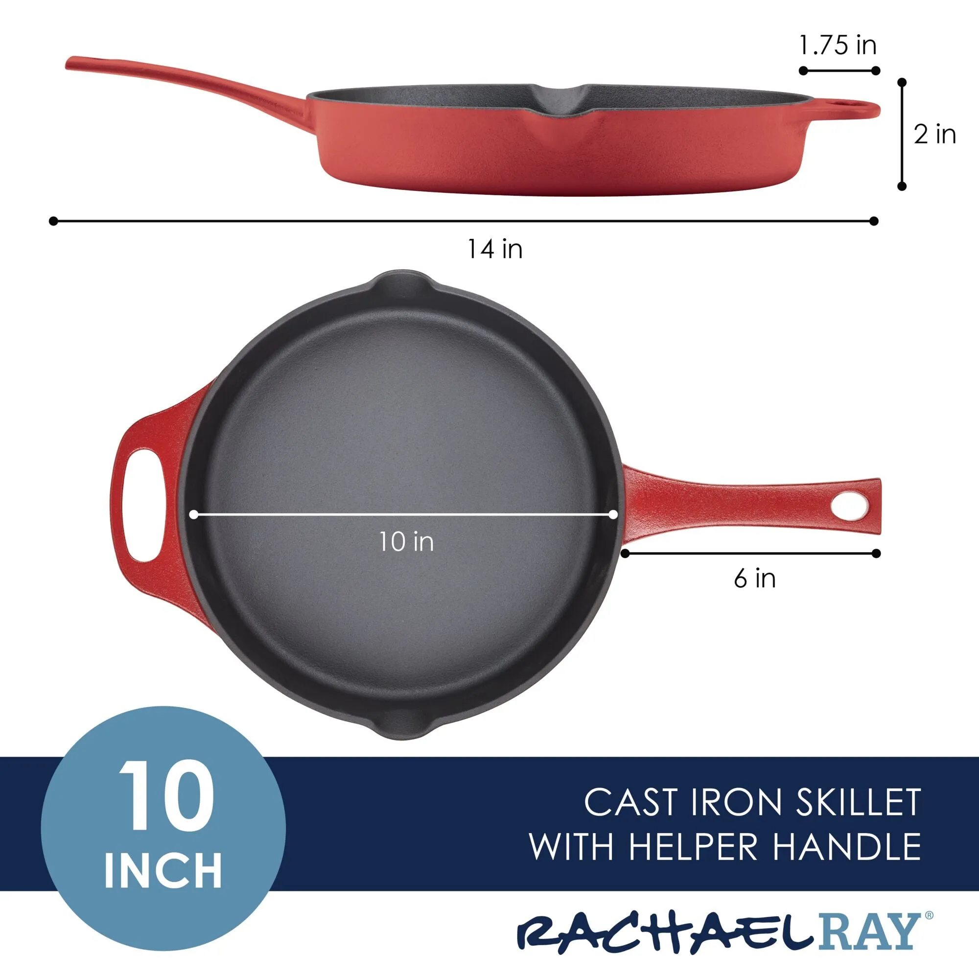 10-Inch NITRO Cast Iron Skillet