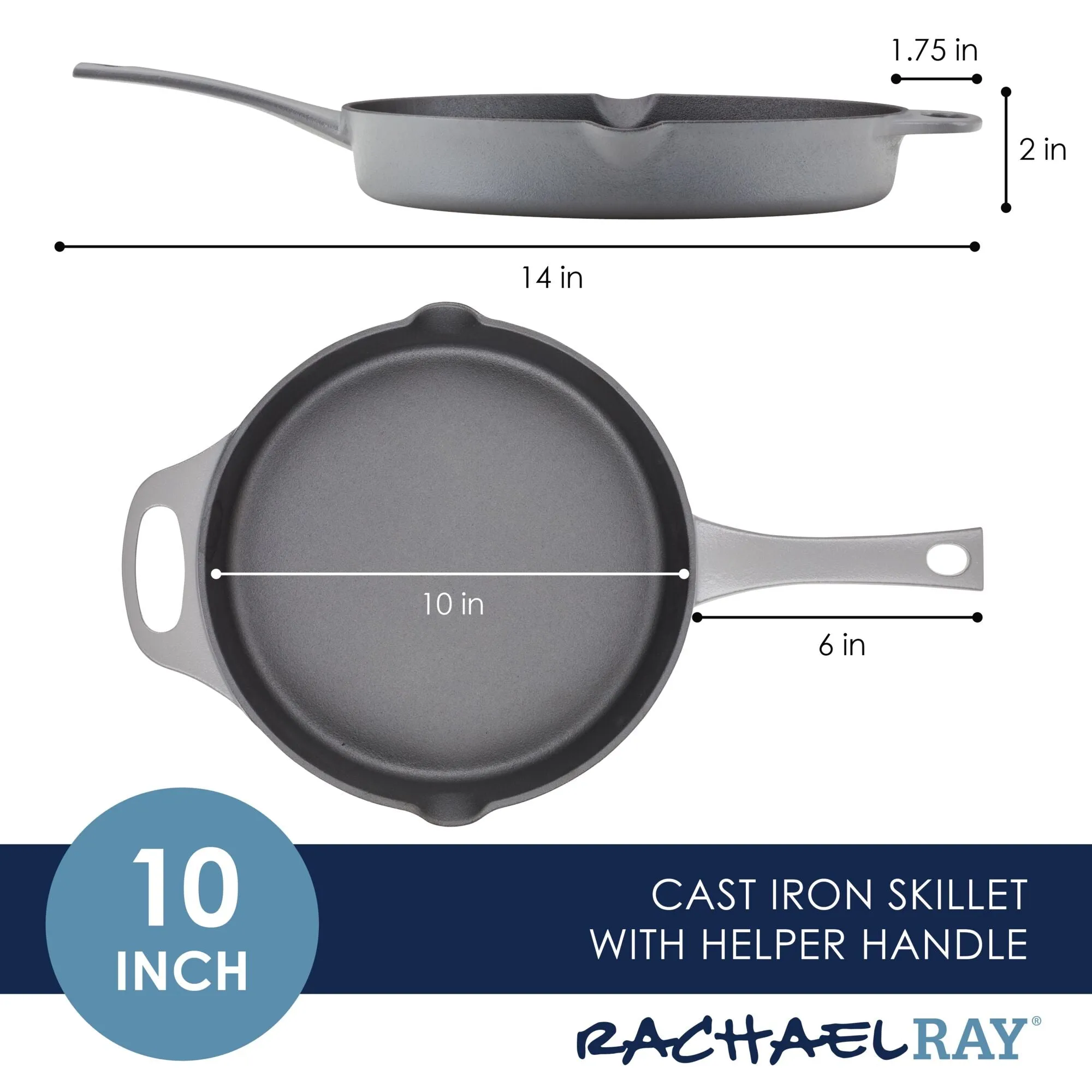 10-Inch NITRO Cast Iron Skillet