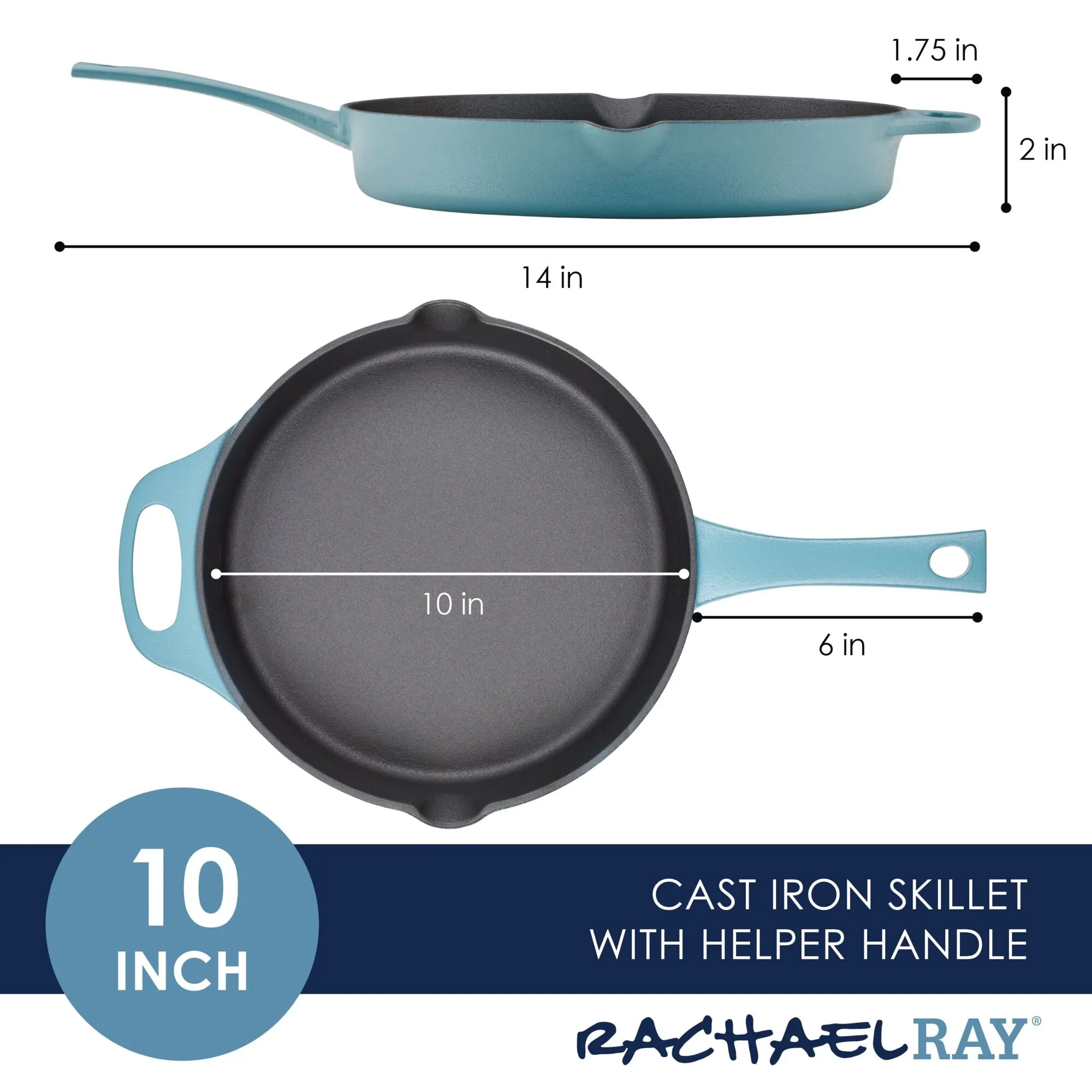 10-Inch NITRO Cast Iron Skillet
