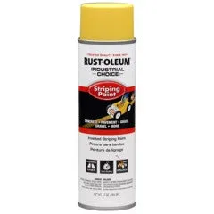18 OZ Industrial Choice S1600 System Inverted Striping Paint - Yellow