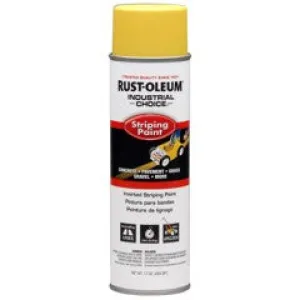 18 OZ Industrial Choice S1600 System Inverted Striping Paint - Yellow