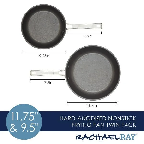2-Piece Cook   Create Hard Anodized Nonstick Frying Pan Set