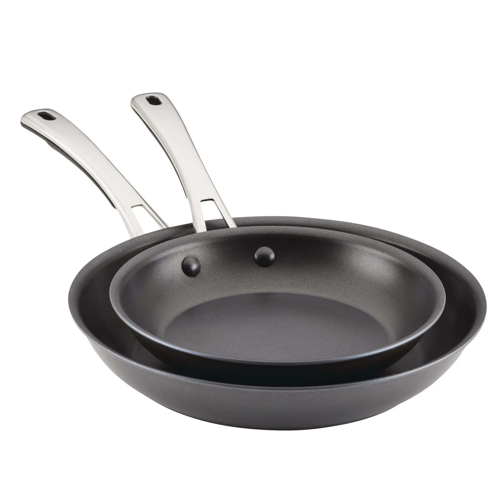 2-Piece Cook   Create Hard Anodized Nonstick Frying Pan Set