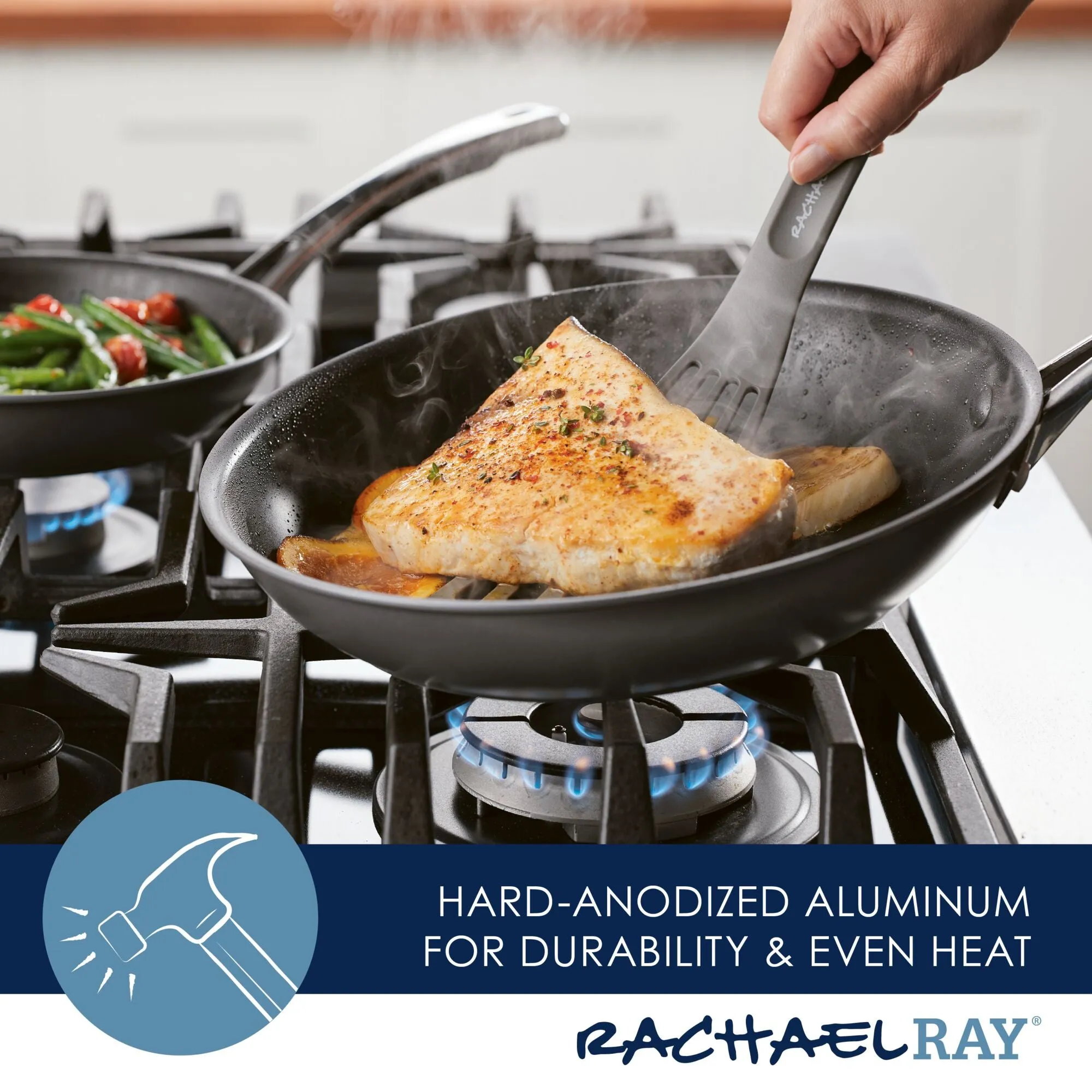 2-Piece Cook   Create Hard Anodized Nonstick Frying Pan Set