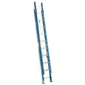 20ft Type I Fiberglass D-Rung Extension Ladder