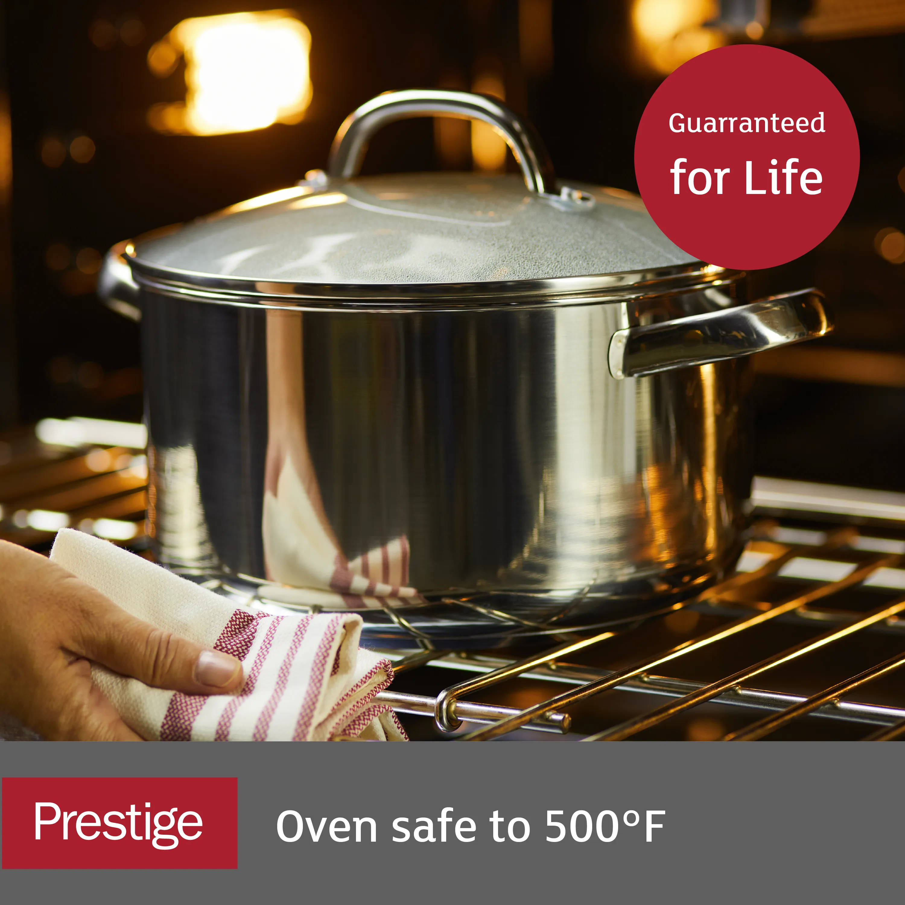 6-Quart Nonstick Jumbo Cooker with Lid and Helper Handle