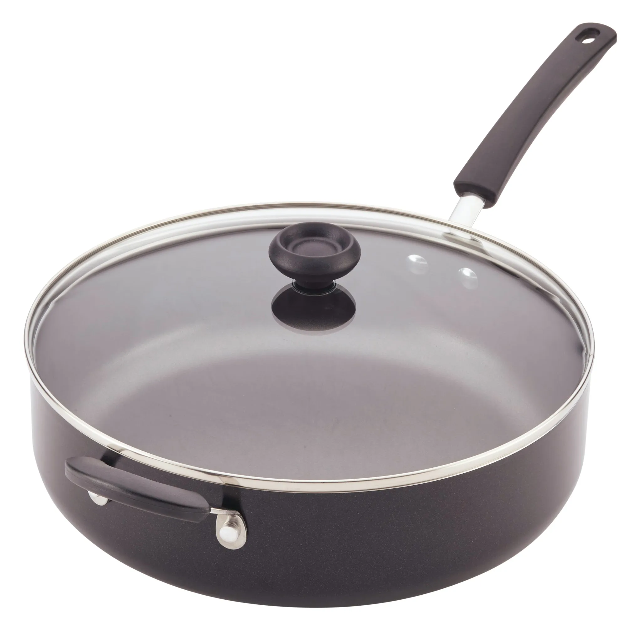 6-Quart Nonstick Jumbo Cooker with Lid and Helper Handle