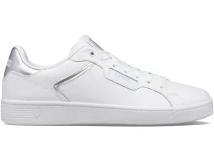 96347-110-M | WOMENS CLEAN COURT II CMF | WHITE/SILVER