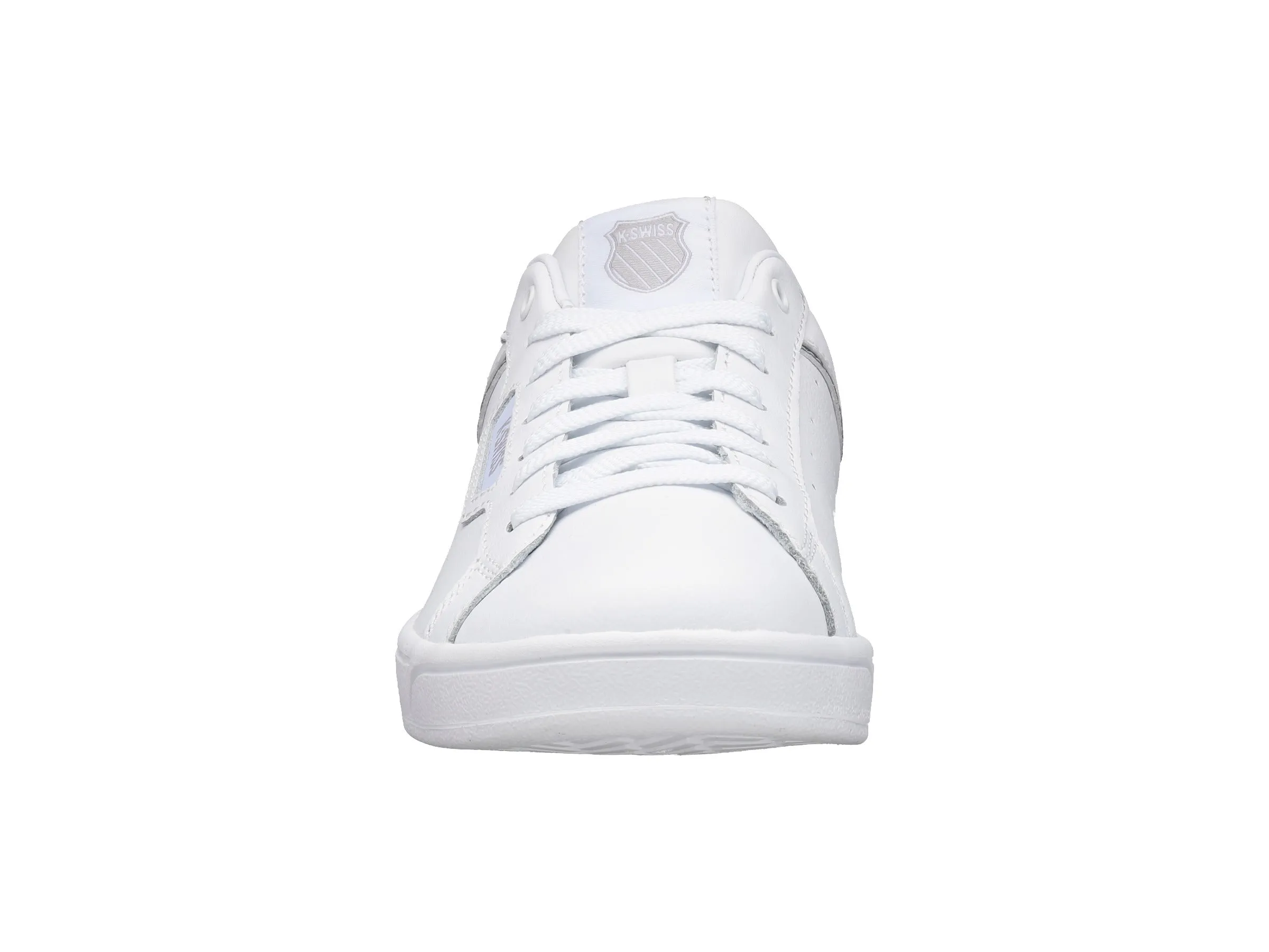 96347-110-M | WOMENS CLEAN COURT II CMF | WHITE/SILVER