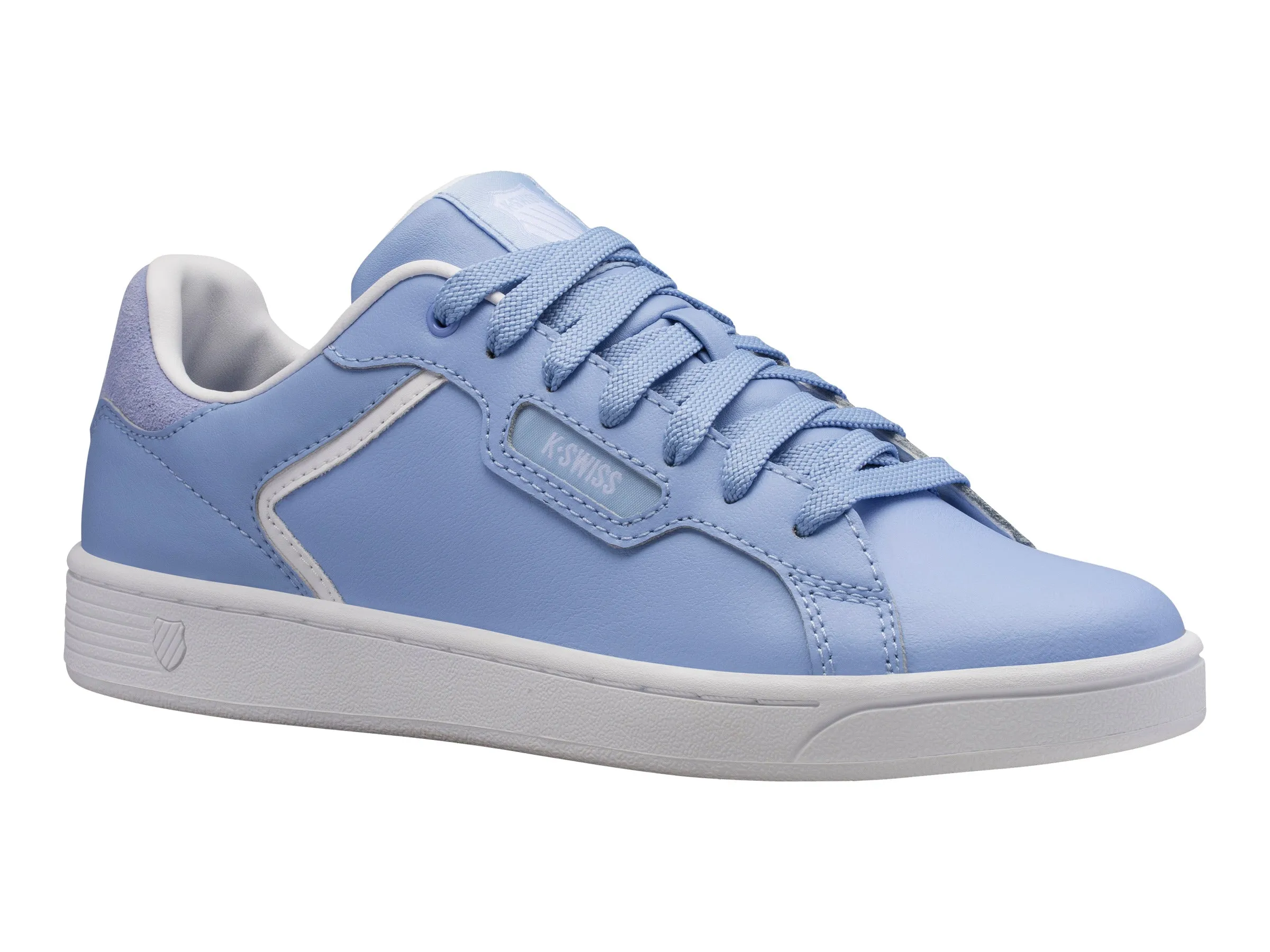 96347-448-M | WOMENS CLEAN COURT II CMF | SERENITY/WHITE