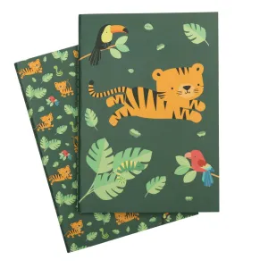 A Little Lovely Company A5 Notebooks Jungle Tiger