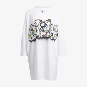 Adidas Originals | JEREMY SCOTT TEE DRESS  { WHITE