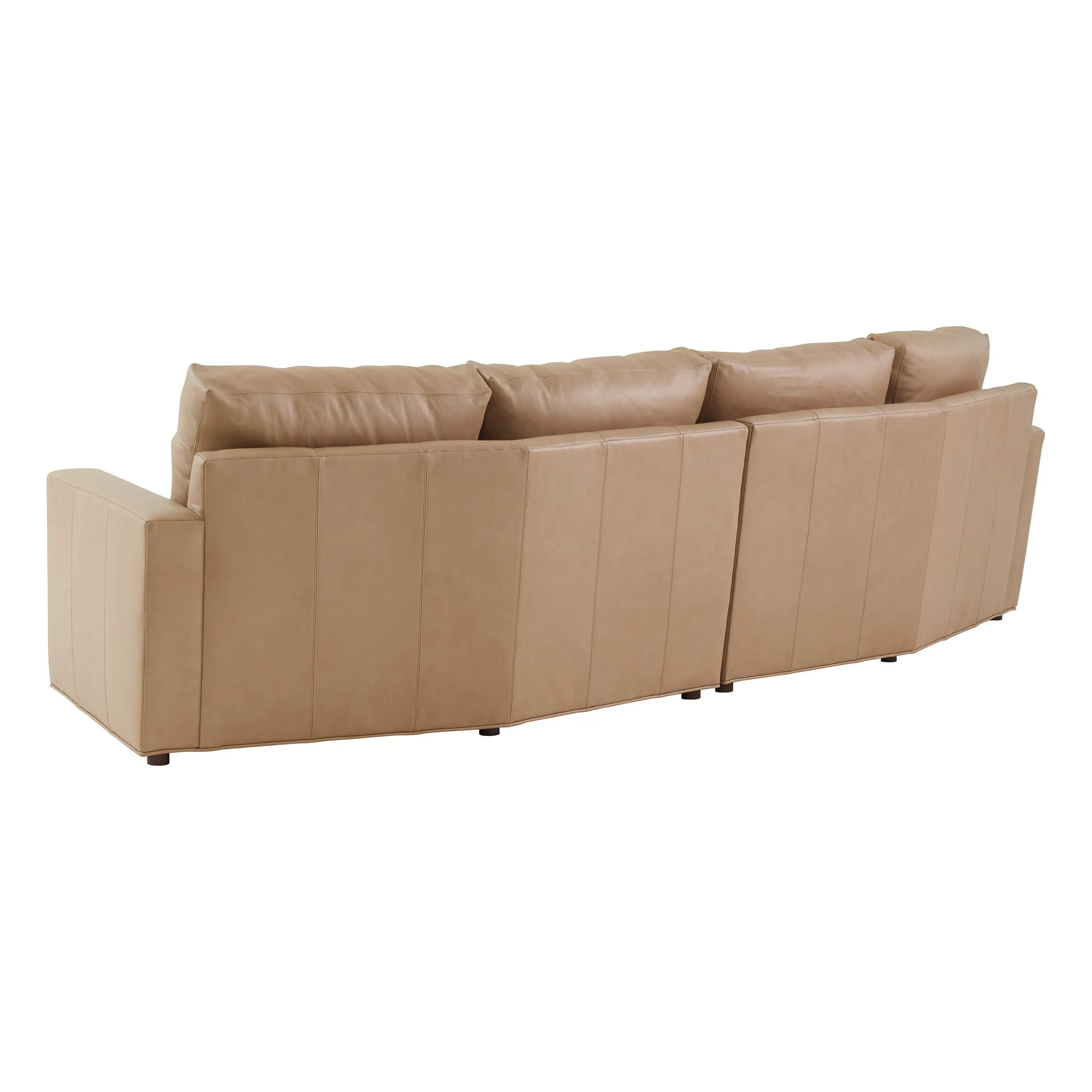 Ashbury Leather Sectional - Canyon