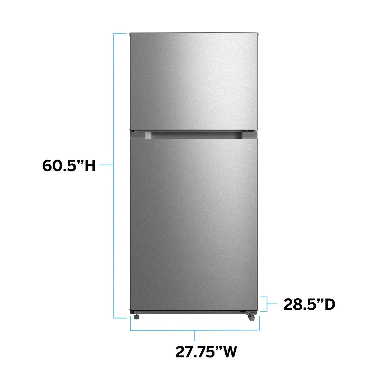 Avanti FF14D0W4 Avanti Frost Free Top Freezer Refrigerator - White / 14 Cu. Ft.