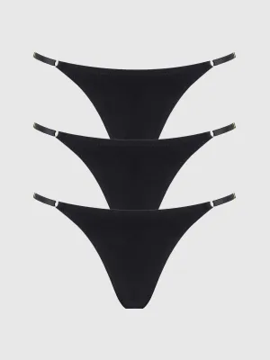 Bailey Stretch Cotton Bikini 3 Pack