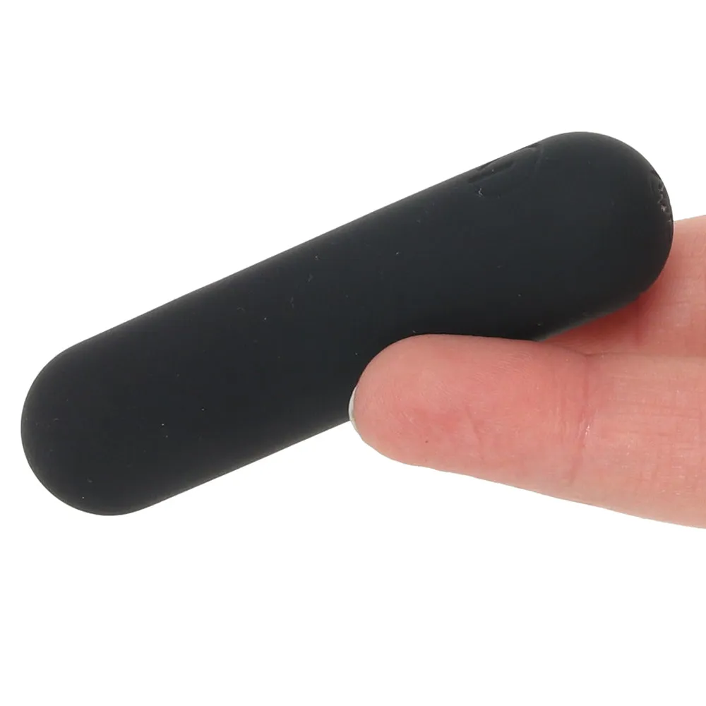Bang! Flexible Silicone Bullet Vibe in Black