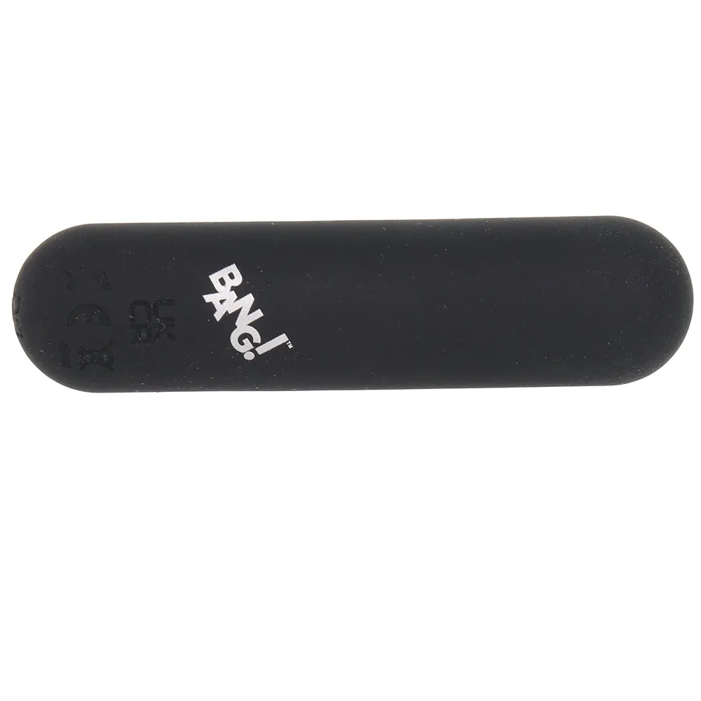 Bang! Flexible Silicone Bullet Vibe in Black