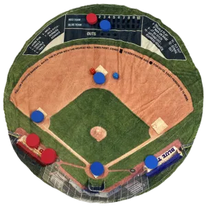 Baseball Round Game Blanket