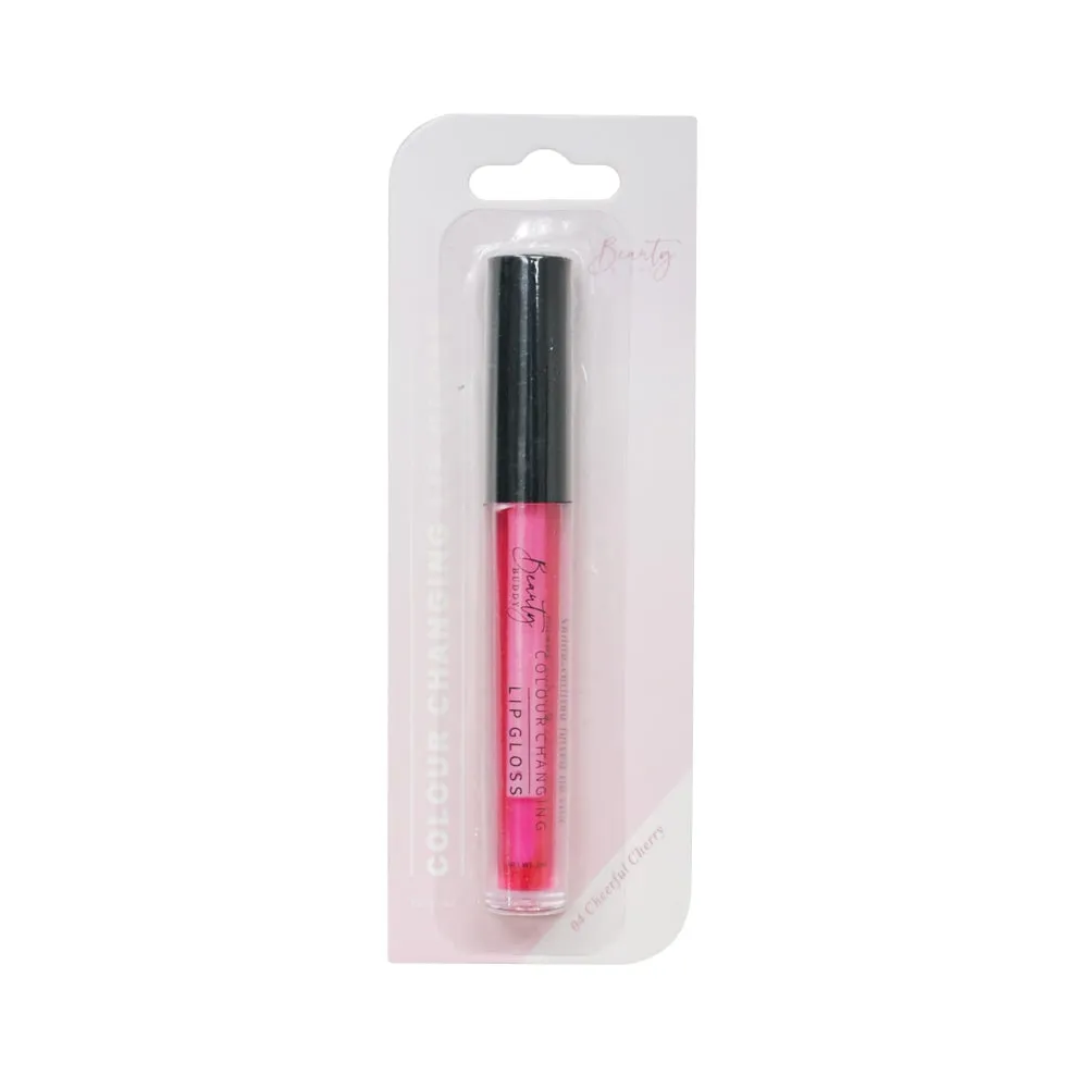 Beauty Buddy Colour Changing Lip Gloss 04 Cheerful Cherry 2ml