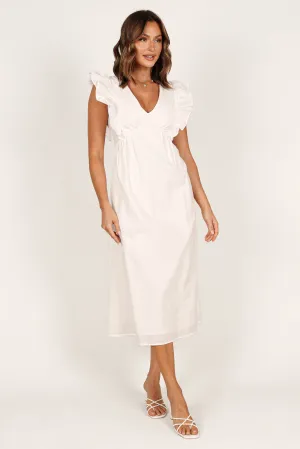 Bethy Maxi Dress - White