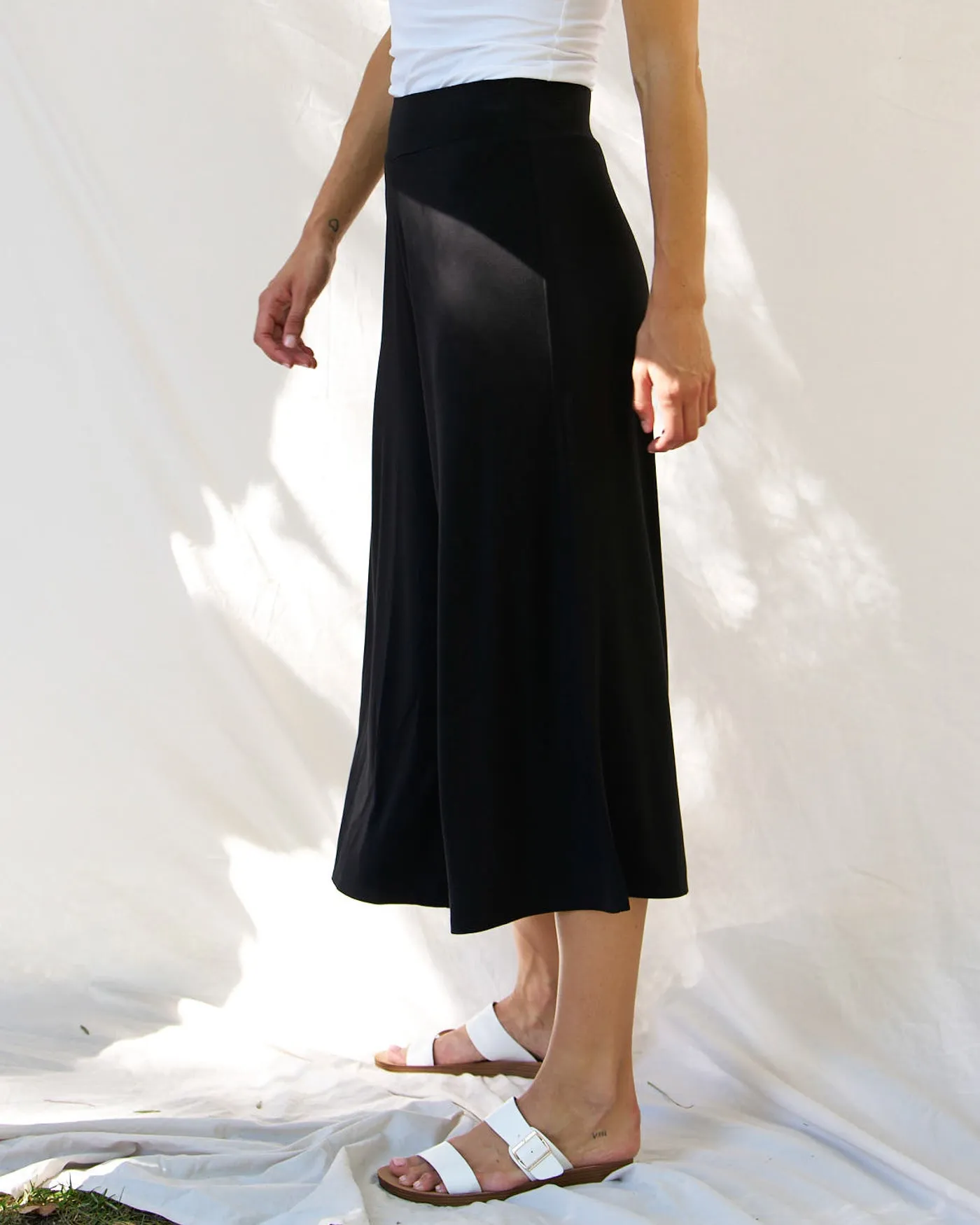 Betty Basics Crystal Crop Jogger Black