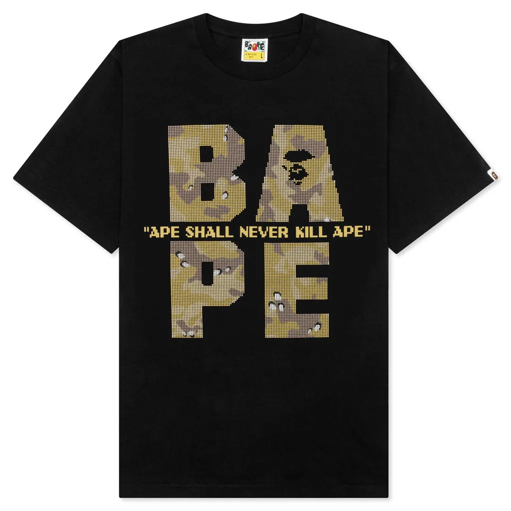Bitmap Logo Tee - Black