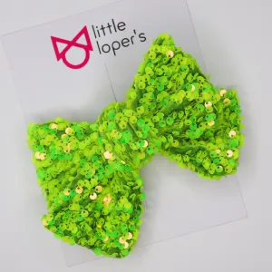 Bright Sequin Chunky Bow
