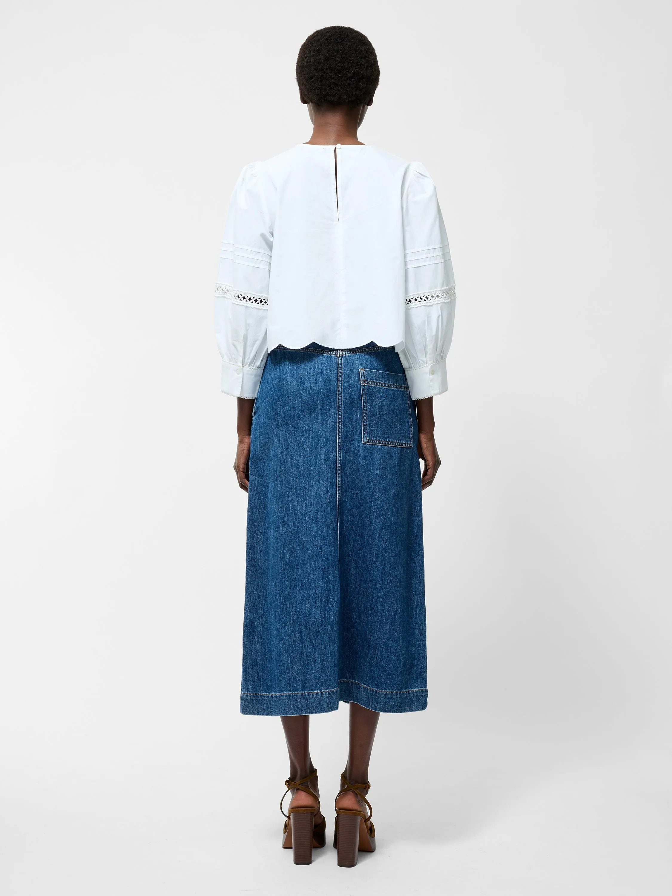 Broderie Border Top