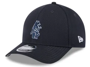 Chicago Cubs New Era Navy 2025 Clubhouse Walking Bear Alternate M-Crown 9FORTY Adjustable Hat
