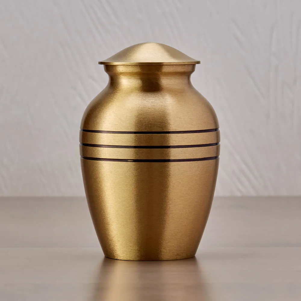 Classic Bronze Cremation Urn in Extra Small