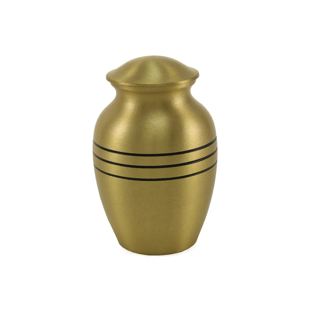 Classic Bronze Cremation Urn in Extra Small