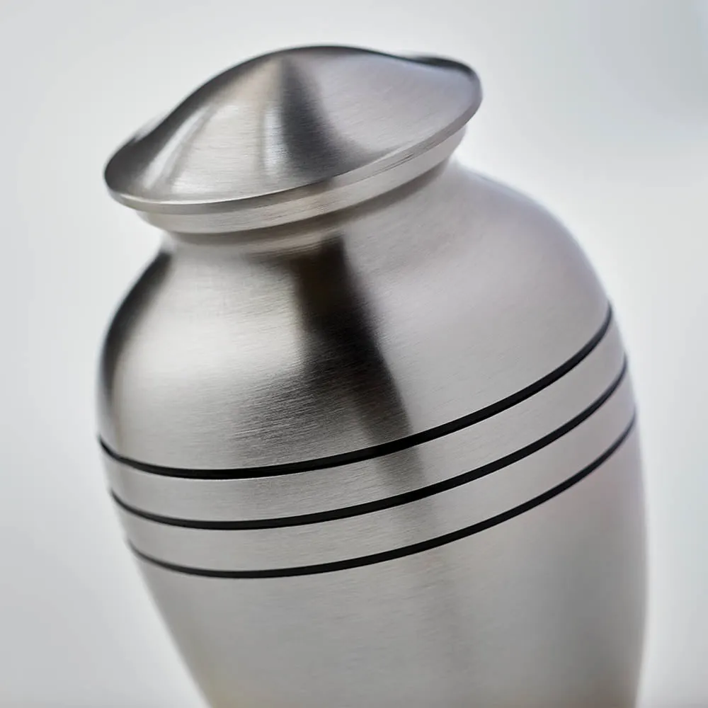 Classic Pewter Cremation Urn in Extra Small
