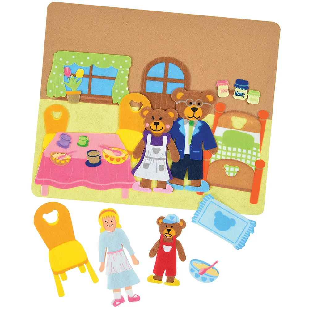 Classic Stories Flannel Board Set | Interactive Felt Storytelling with 5 Favorite Tales