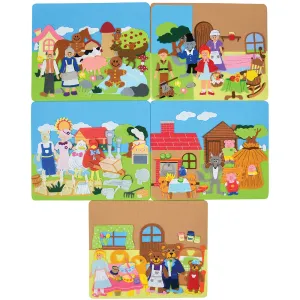 Classic Stories Flannel Board Set | Interactive Felt Storytelling with 5 Favorite Tales