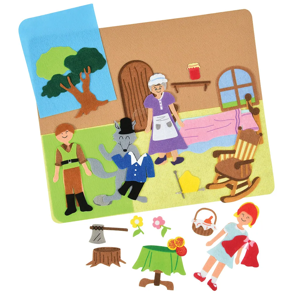 Classic Stories Flannel Board Set | Interactive Felt Storytelling with 5 Favorite Tales