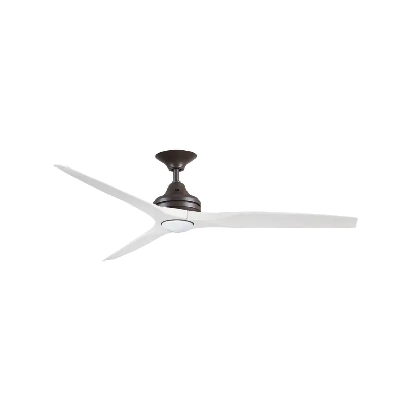 Contoured Blades Ceiling Fan with Bronze Motor | Spitfire AC | ThreeSixty