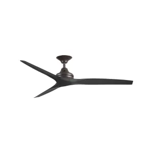 Contoured Blades Ceiling Fan with Bronze Motor | Spitfire AC | ThreeSixty