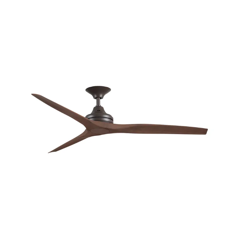 Contoured Blades Ceiling Fan with Bronze Motor | Spitfire AC | ThreeSixty
