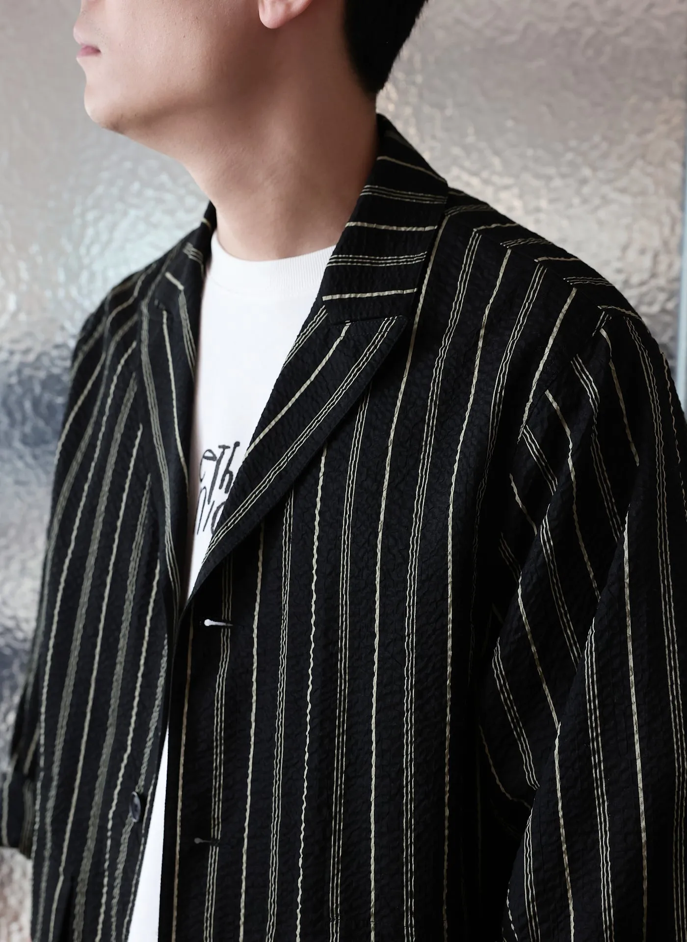 Cotton Seersucker Soft Hunting Blazer