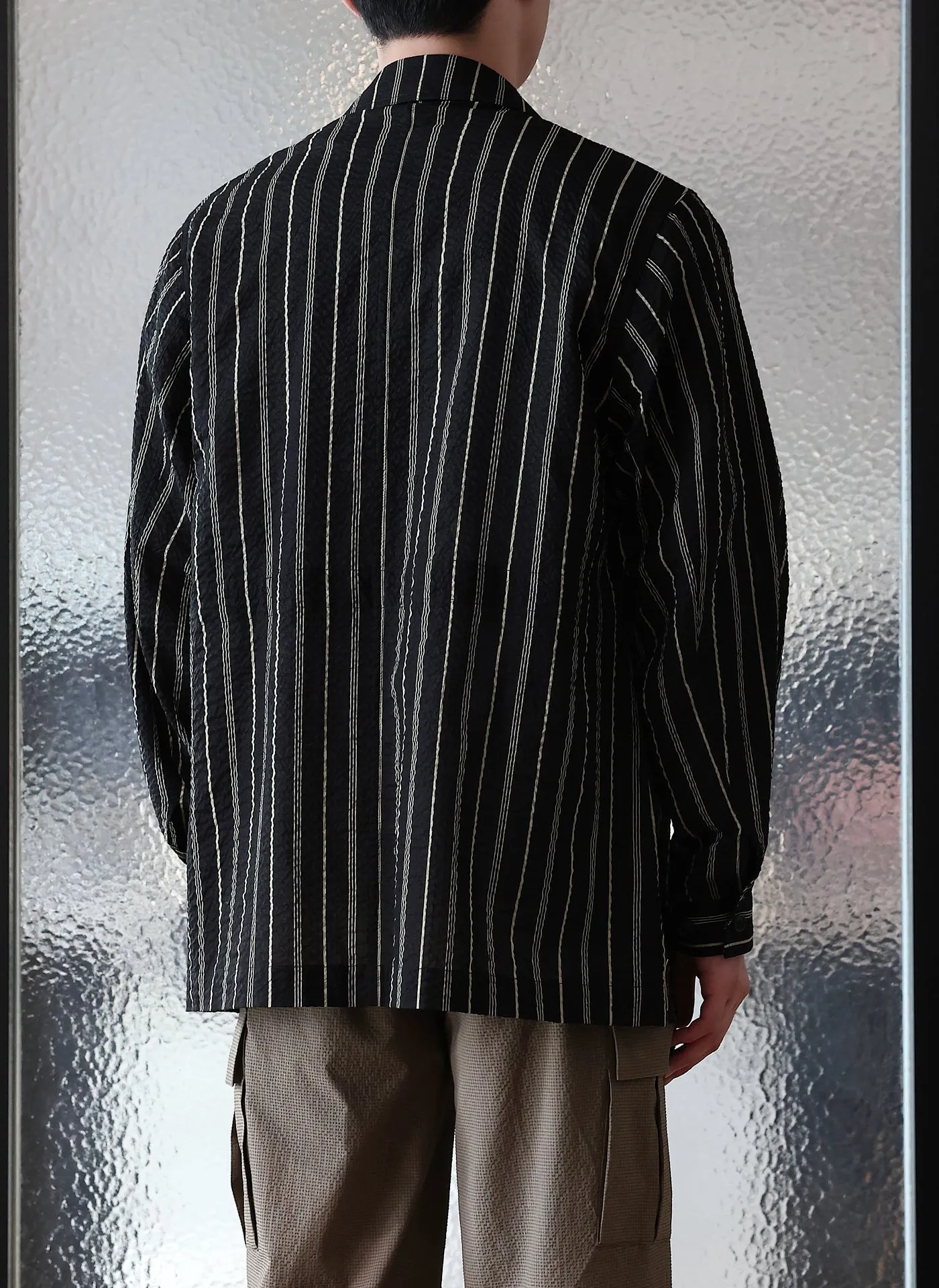 Cotton Seersucker Soft Hunting Blazer