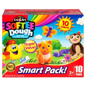 Cra-Z-Art Softee Dough Colorful Modeling Compound 10-Pack