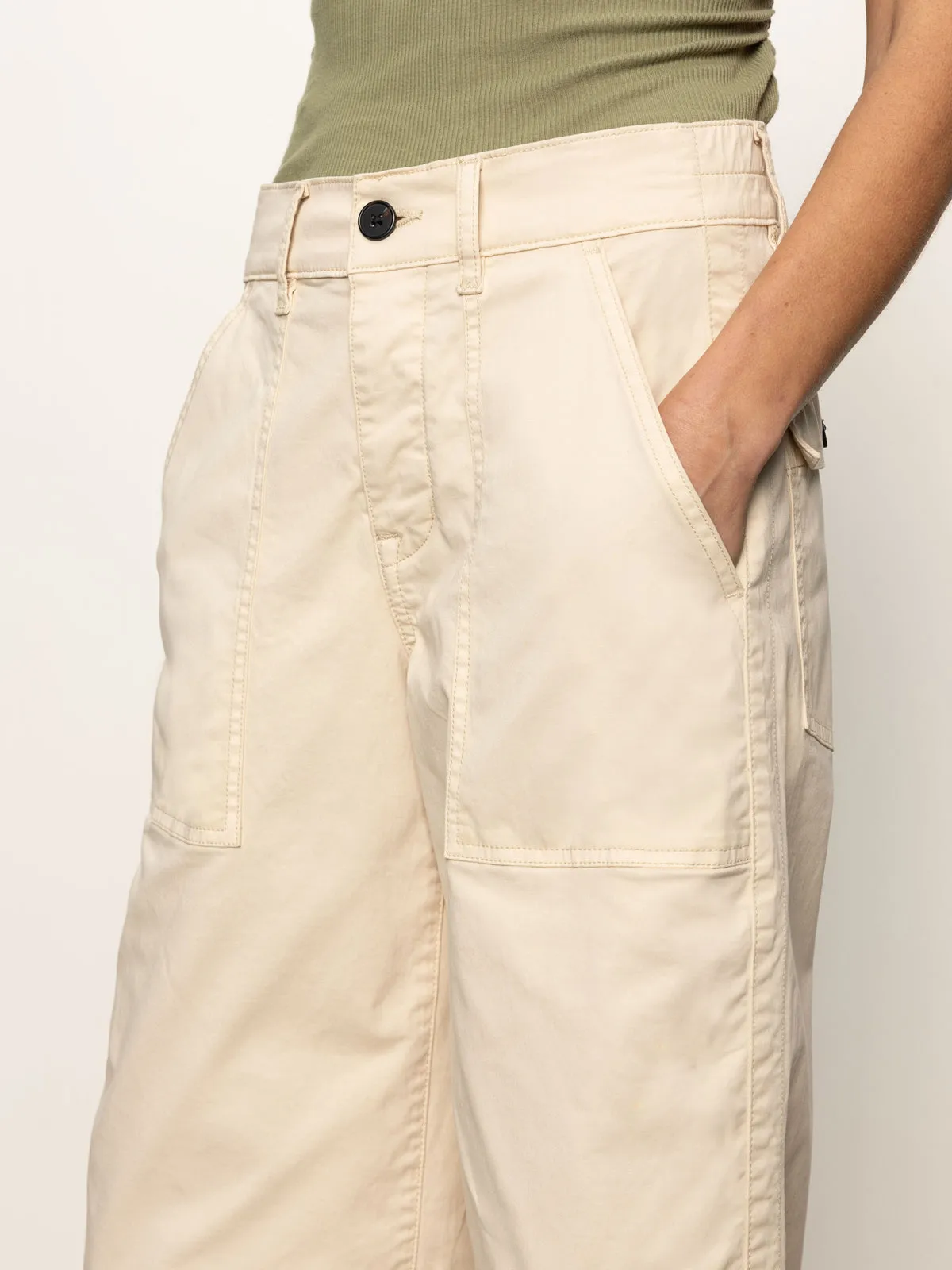 Cruiser Semi High Rise Chino Pant Light Oat