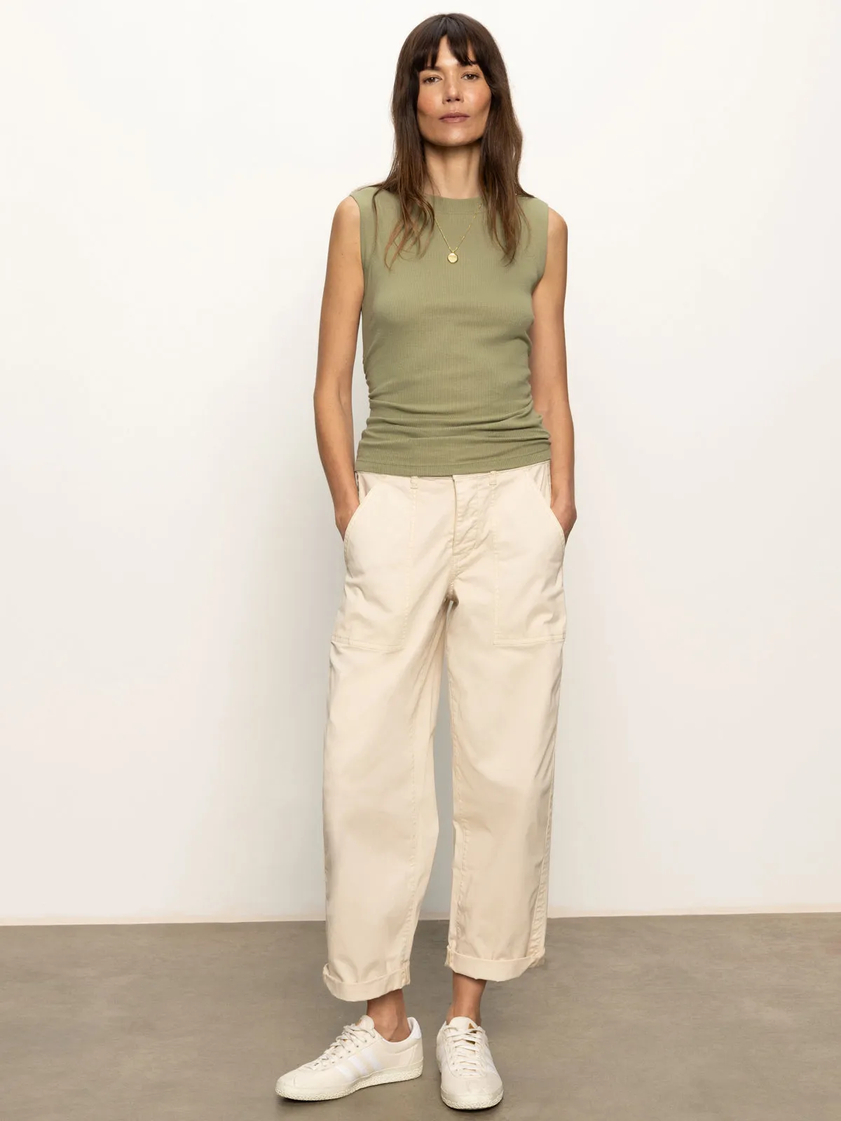 Cruiser Semi High Rise Chino Pant Light Oat