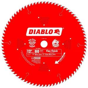 Diablo D1280X - Diablo 12" 80T Fine Finish Saw Blade