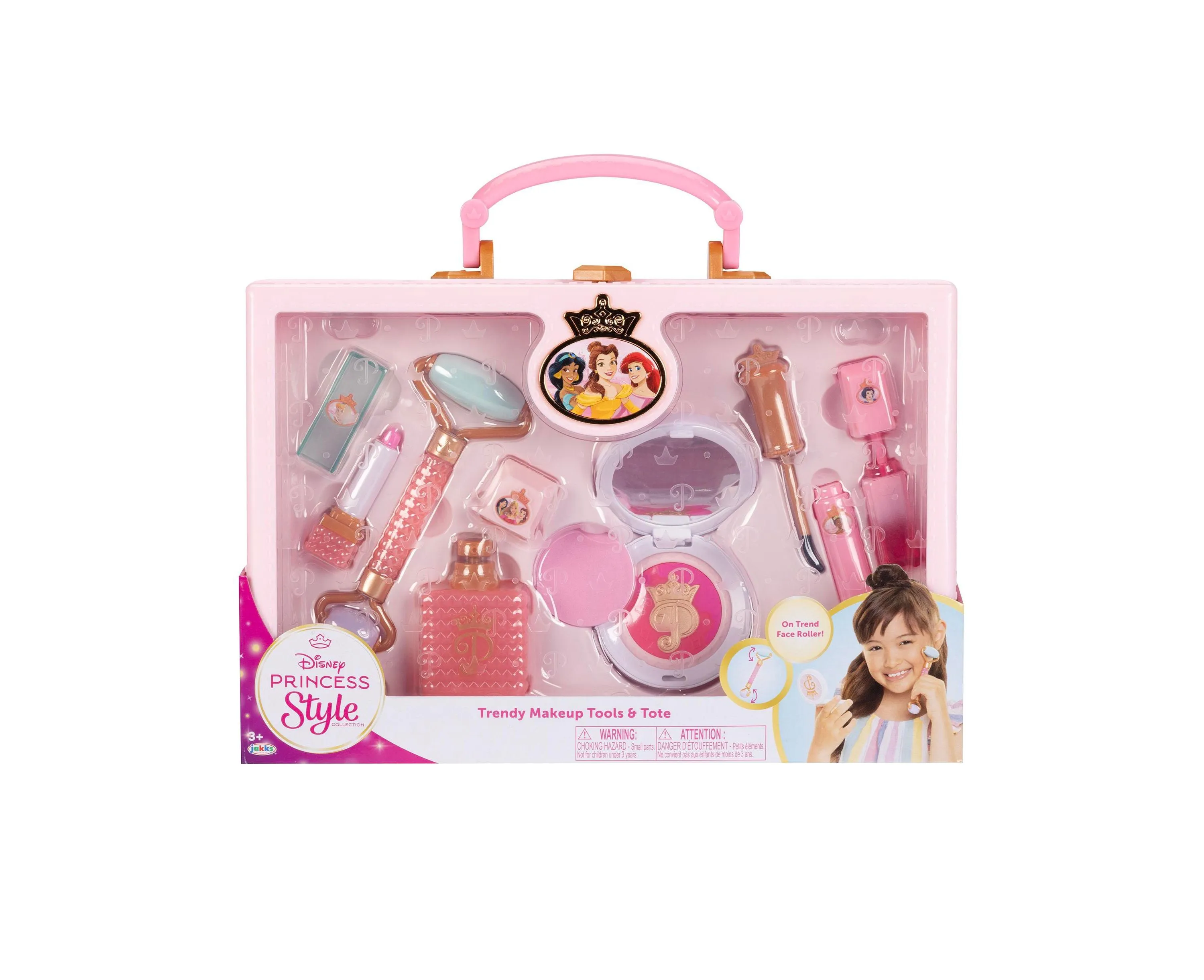 Disney Princess 11-Piece Style Collection Makeup Tools & Tote
