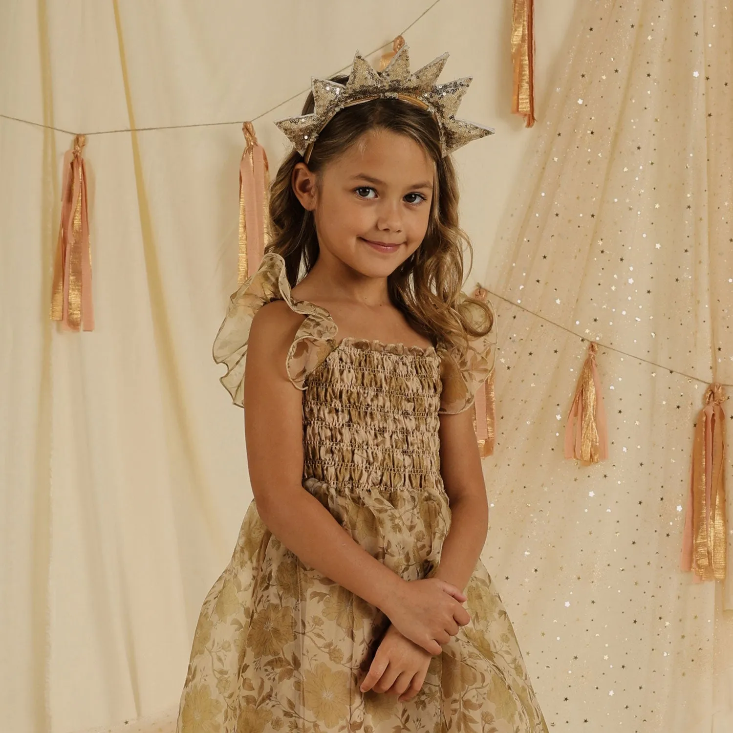Dolly Dress - Golden Garden - Ecru - FINAL SALE