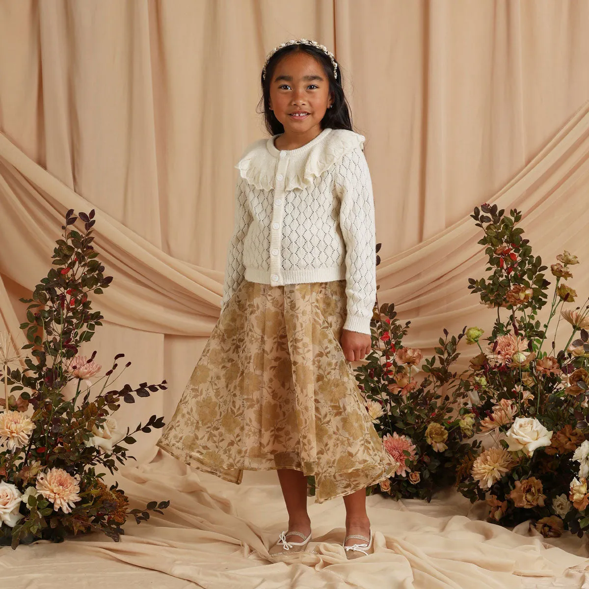 Dolly Dress - Golden Garden - Ecru - FINAL SALE
