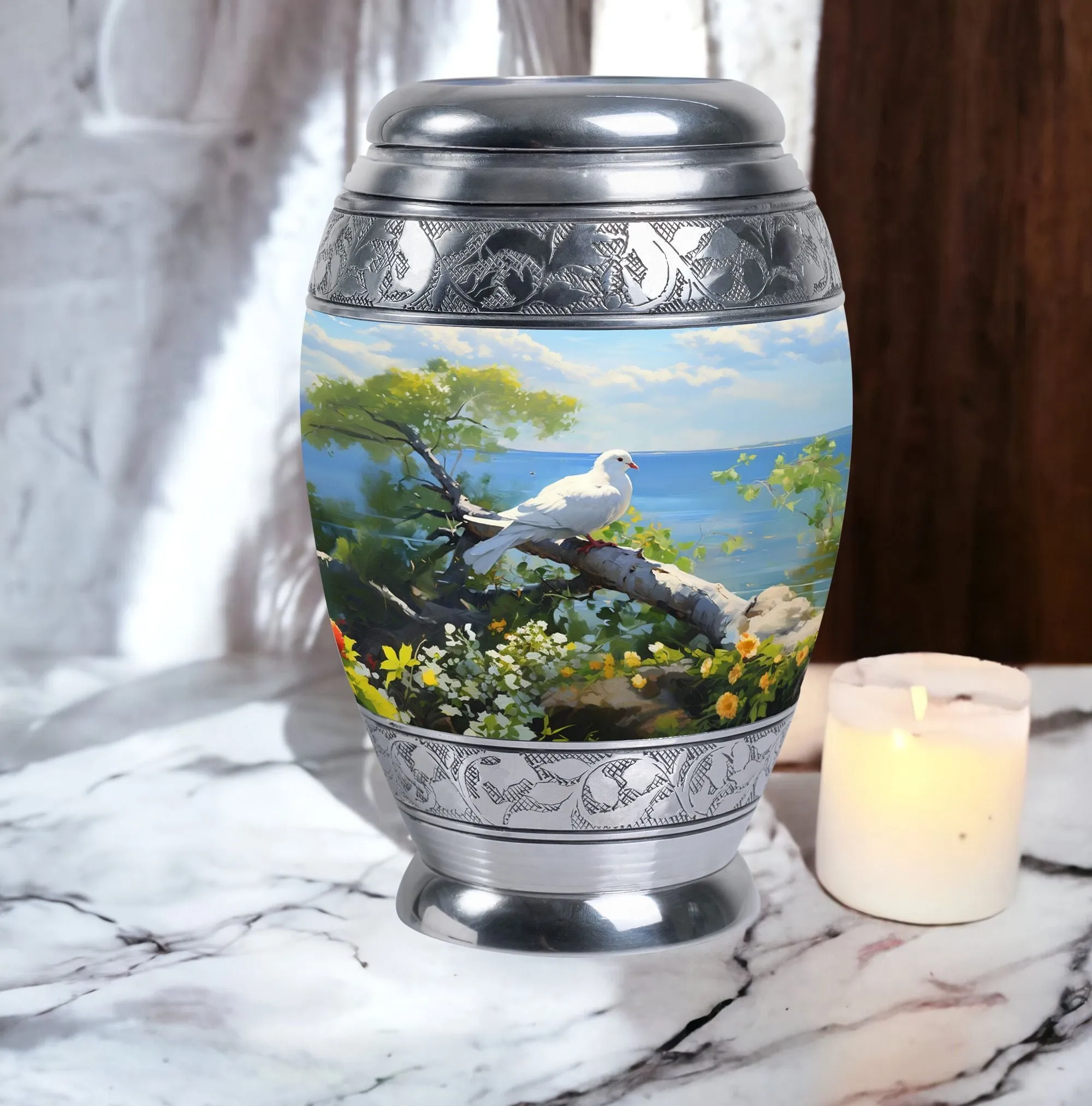 Dove Memorial Urn: Uniquely Crafted Haven for Loved Ones