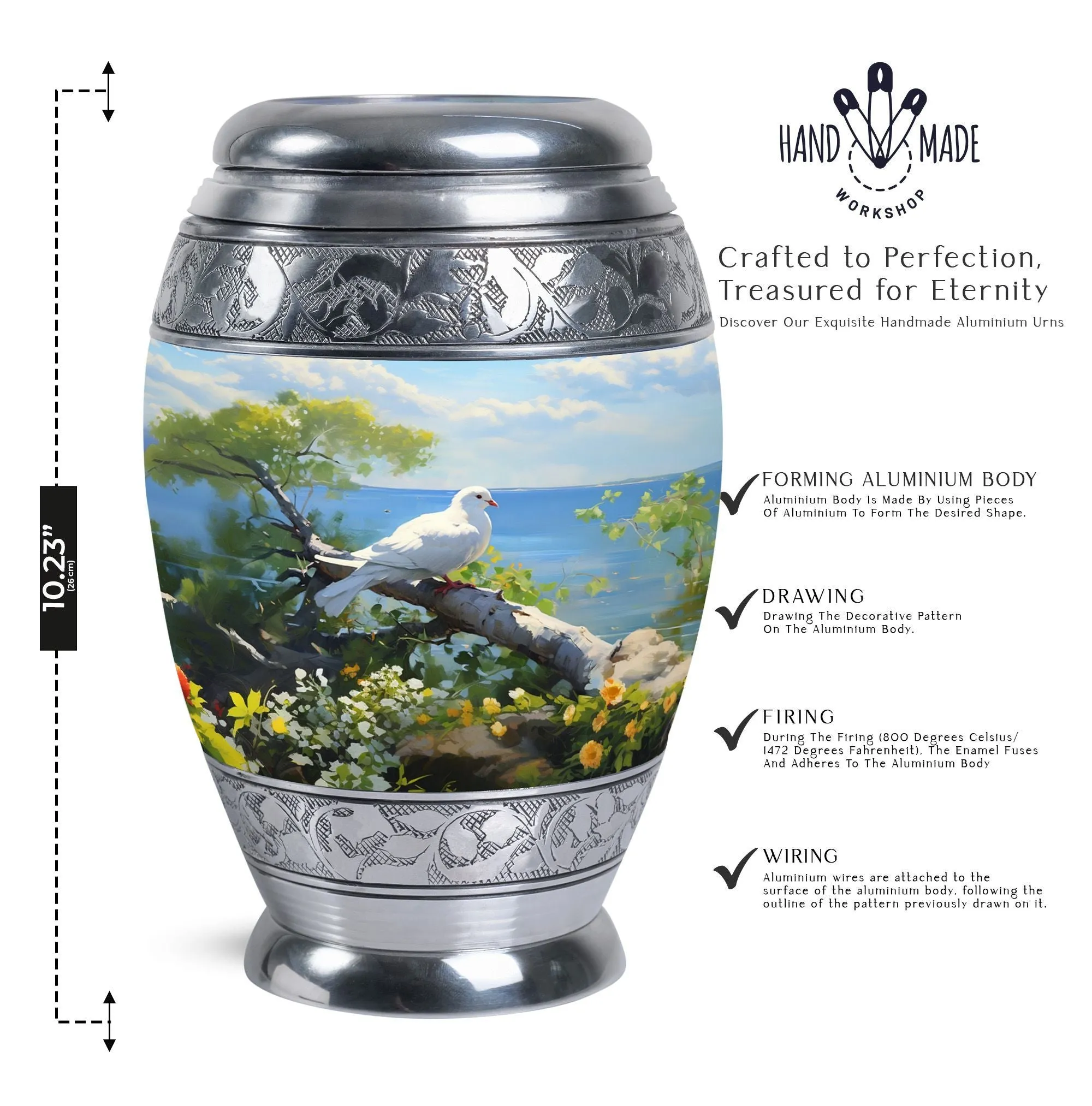 Dove Memorial Urn: Uniquely Crafted Haven for Loved Ones