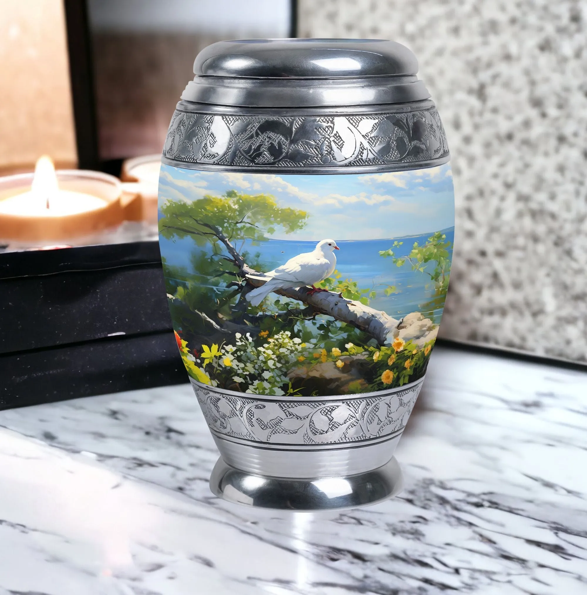 Dove Memorial Urn: Uniquely Crafted Haven for Loved Ones